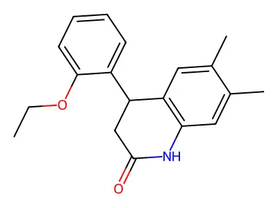 4-(2-ethoxyphenyl)-6,7-dimethyl-3,4-dihydro-1H-quinolin-2-one structure