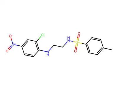 N-[2-(2-chloro-4-nitroanilino)ethyl]-4-methylbenzenesulfonamide structure