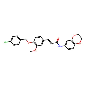 C25H22ClNO5 structure