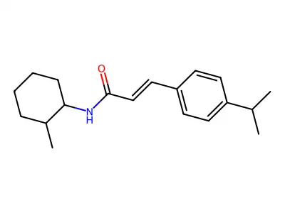N-(2-methylcyclohexyl)-3-(4-propan-2-ylphenyl)prop-2-enamide structure