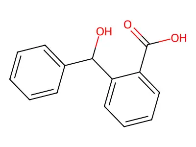 2-(Hydroxy(phenyl)methyl)benzoic acid structure