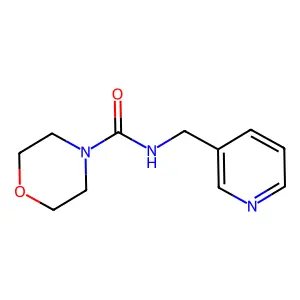 N-(pyridin-3-ylmethyl)morpholine-4-carboxamide structure