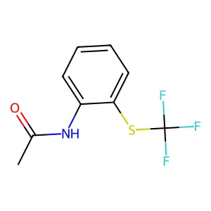 N-[2-(trifluoromethylsulfanyl)phenyl]acetamide structure