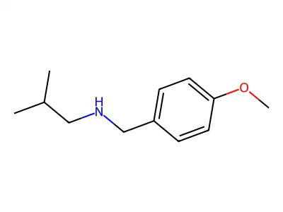 N-(4-Methoxybenzyl)-2-methylpropan-1-amine structure