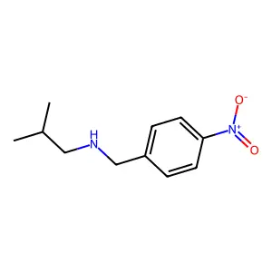 N-(2-Methylpropyl)-4-nitrobenzenemethanamine structure