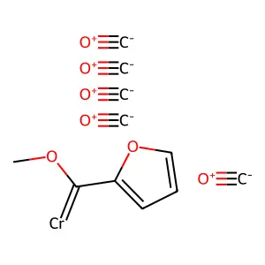 Chromium,pentacarbonyl(2-furanylmethoxymethylene)-(OC-6-21)- structure