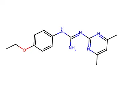 1-(4,6-Dimethylpyrimidin-2-yl)-3-(4-ethoxyphenyl)guanidine structure