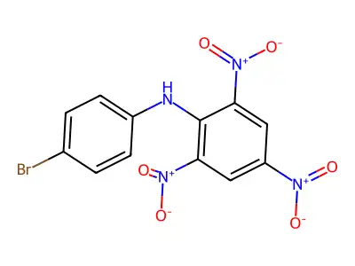 N-(4-Bromophenyl)-picrylamine structure