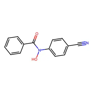 N-(4-Cyanophenyl)-N-hydroxybenzamide structure