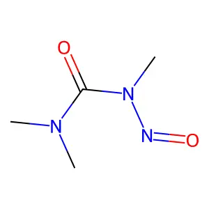 N,N,N'-Trimethyl-N'-nitrosourea structure
