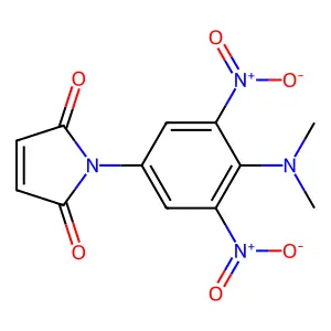 N-(4-二甲氨基-3,5-二硝基苯基)马来酰亚胺 structure