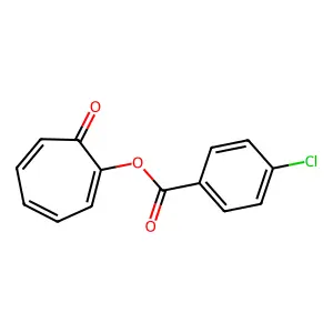 7-Oxocyclohepta-1,3,5-trien-1-YL 4-chlorobenzoate structure