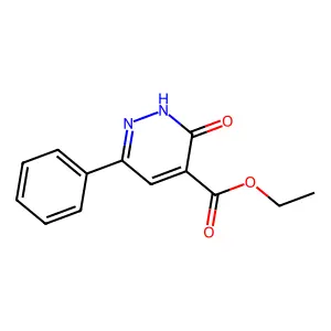 Ethyl 3-oxo-6-phenyl-2,3-dihydropyridazine-4-carboxylate structure