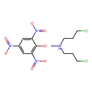 3,3'-二氯-N-甲基二丙胺苦味酸盐 structure