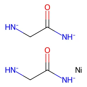 Bis((2-azanidylacetyl)azanide);nickel structure