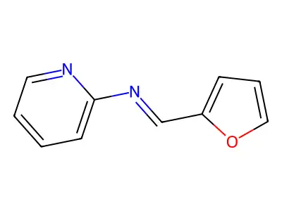 N-(2-呋喃亚甲基)吡啶-2-胺 structure