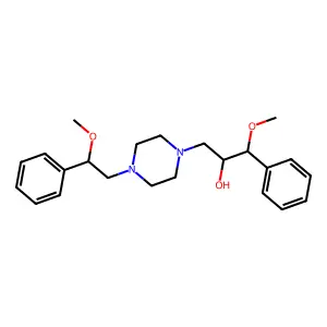 齐培丙醇 structure