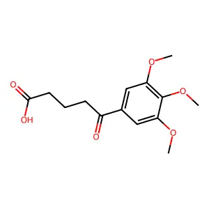 4-(3,4,5-三甲氧基苯甲酰)丁酸 structure
