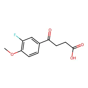 3-(3-Fluoro-4-methoxybenzoyl)propionic acid structure