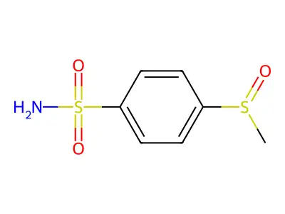 4-(Methylsulfinyl)benzenesulfonamide structure