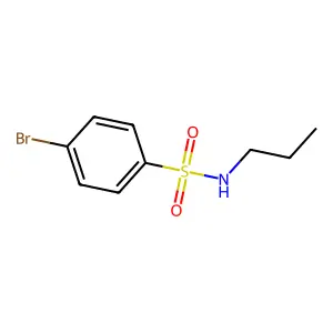 4-溴-N-丙基苯磺酰胺 structure