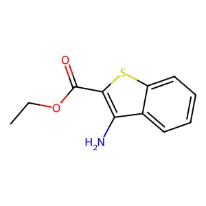Ethyl 3-aminobenzo[b]thiophene-2-carboxylate structure