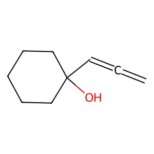 Cyclohexanol, 1-(1,2-propadienyl)- structure