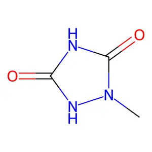 1-Methyl-1,2,4-triazolidine-3,5-dione structure