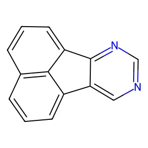 Acenaphtho(1,2-d)pyrimidine structure