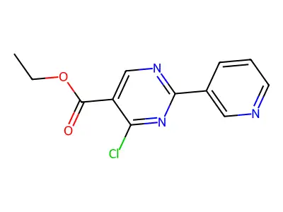 Ethyl 4-hydroxy-2-(pyridin-3-yl)pyrimidine-5-carboxylate structure