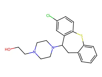 Noroxyclothepin structure