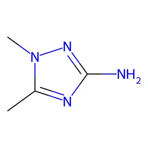 dimethyl-1H-1,2,4-triazol-3-amine structure