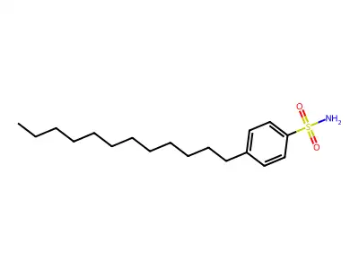 4-Dodecylbenzenesulfonamide structure