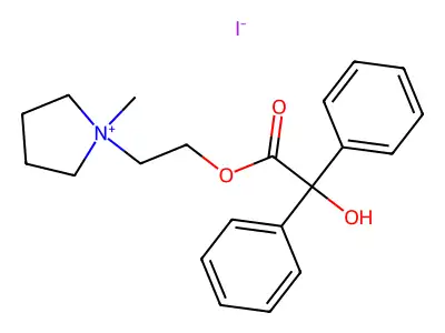 依替碘铵 structure