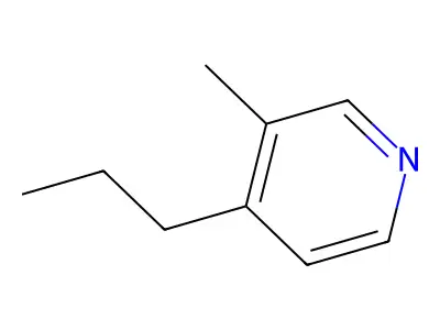 3-Methyl-4-propyl-pyridine structure
