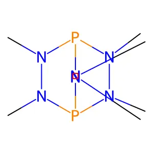 2,3,5,6,7,8-Hexaaza-1,4-diphosphabicyclo(2.2.2)octane, 2,3,5,6,7,8-hexamethyl- structure