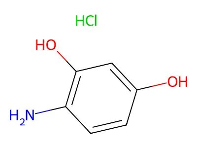 4-Aminoresorcinol structure