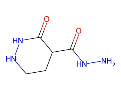 3-Oxohexahydropyridazine-4-carbohydrazide structure