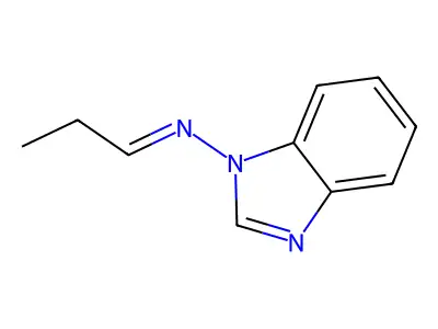 N-(benzimidazol-1-yl)propan-1-imine structure
