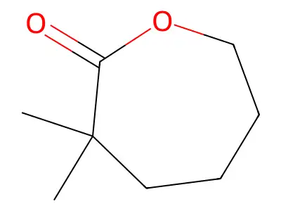 2-Oxepanone, dimethyl- structure