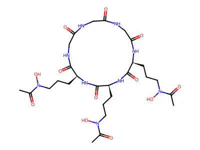 N-Desferriferrichrome structure