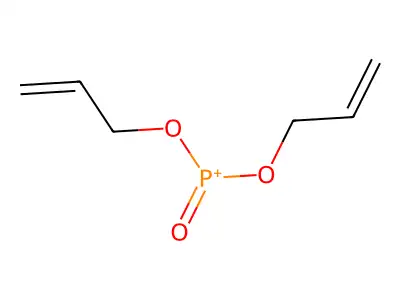 Phosphonic acid, allyl-, diallyl ester structure