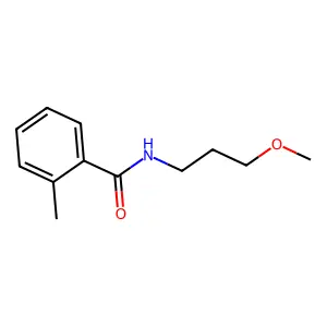 N-(3-methoxypropyl)-2-methylbenzamide structure
