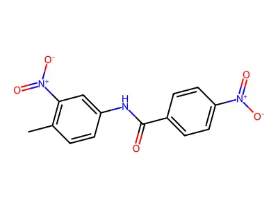 N-(4-Methyl-3-nitrophenyl)-4-nitrobenzamide structure