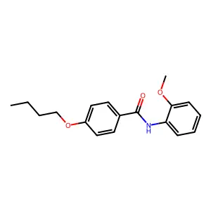 4-butoxy-N-(2-methoxyphenyl)benzamide structure