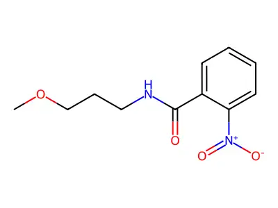 N-(3-methoxypropyl)-2-nitrobenzamide structure