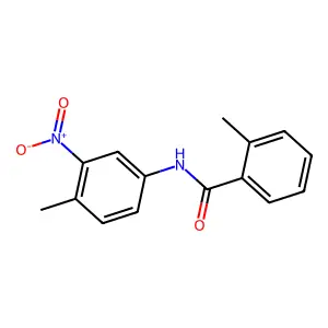 2-methyl-N-(4-methyl-3-nitrophenyl)benzamide structure