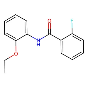 N-(2-ethoxyphenyl)-2-fluorobenzamide structure