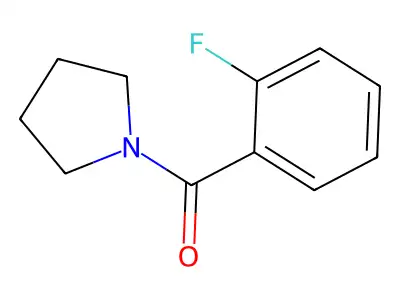 1-(2-Fluorobenzoyl)pyrrolidine structure