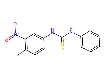 N-(4-Methyl-3-nitrophenyl)-N'-phenylthiourea structure